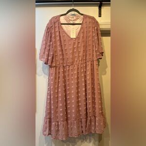 Elegant Blush Pink Dress